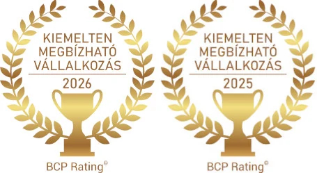 BCP Rating – Kiemelten Megbízható Vállalkozás minősítés 2026 és 2025